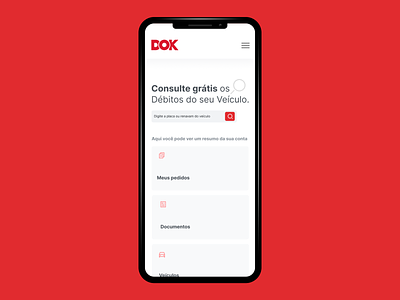 DOK redesign - My Account Screen app design flat ui ux web