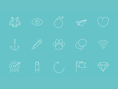 Axoline : 150 line vector icons for designers