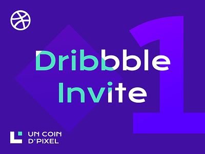 Dribbble Invite - 2019 dribbble invitation invite pixel purple shot