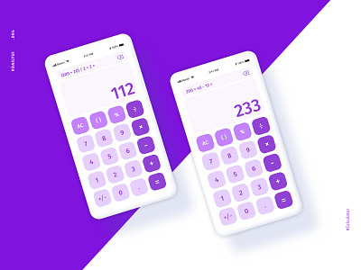 DailyUI #004 · Calculator app calculator dailyui dailyui 004 dailyuichallenge design numbers ui ux