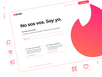 DailyUI #008 · 404 404 404 error page 404 page branding dailyui dailyui 008 dailyuichallenge design icon tinder ui user experience user interface design ux uxwriting visual design webdesign website