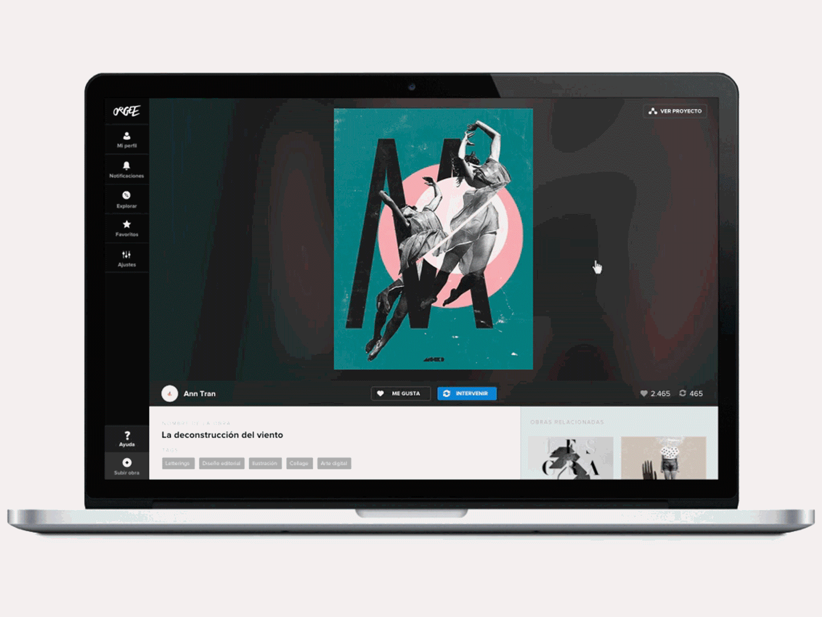 Orgee · Artwork platform animation app art branding design illustration platform team ui ux web