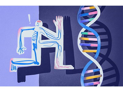 Human DNA biology dna human illustration science
