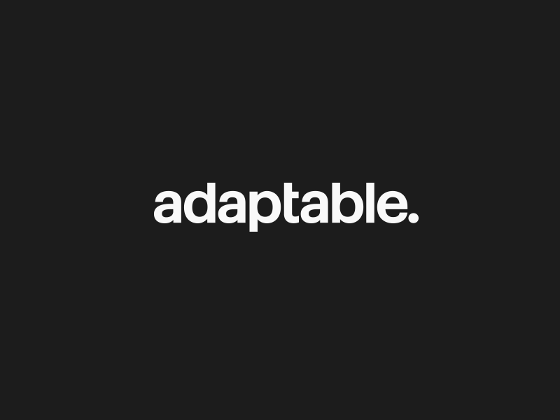 adaptable logo a adaptable circle clean logo logotype simple symbol