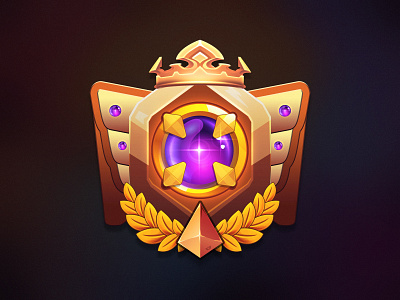 Rank System Badge 3d client work crypto design game gamification graphic design icon illustration loyalty programm rank ranking system