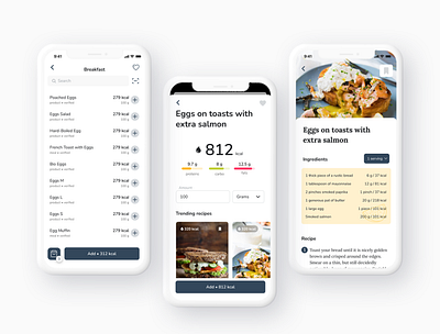 Calorie Counter App. app dashboard design illustration minimalistic ui ux web