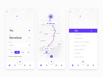 Bus App - App Design