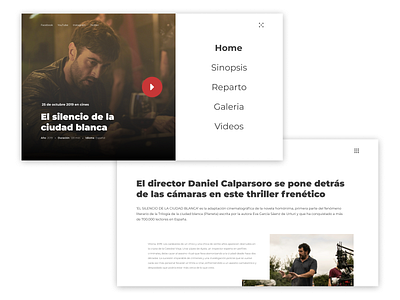 Movie - Web Design adobexd branding cinema figma gradient movie typography uidesign ux web webdesign website