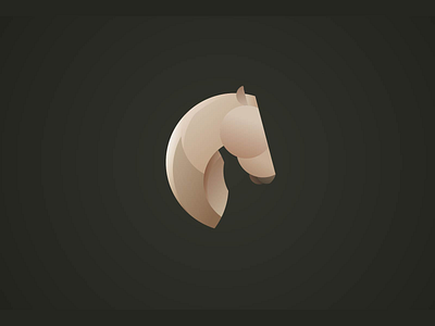 The horse - Logo design animation branding design horse horse logo icon illustration logo logodesign logotype photoshop typography ui vector