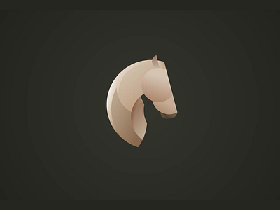 The horse - Logo design