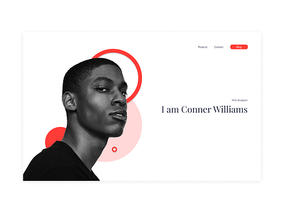 Conner Williams - Web Design branding concept design figma landing page design landingpage portfolio site uidesign ux web webdesign website