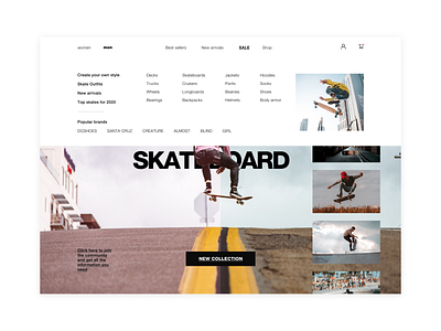 Skateboard (part-2) - Web Design