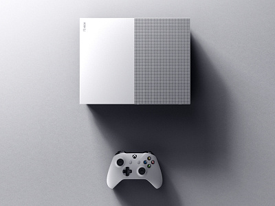 Xbox One S at E3 2016 cg photoreal product renderings