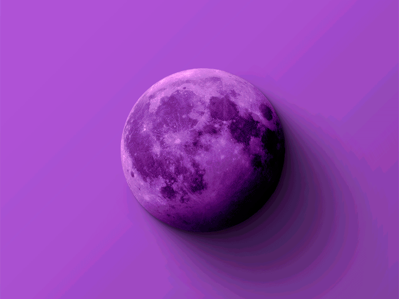 Moon flat minimal moon photo photo retouching photoshop purple retouching shadows