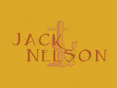 Rejected Jack Nelson Shirt Design art cactus cloud country desert design handdrawn illustration jack nelson music rugged tshirt
