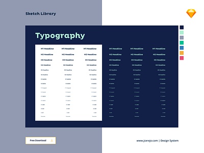 Typography Library - Design System