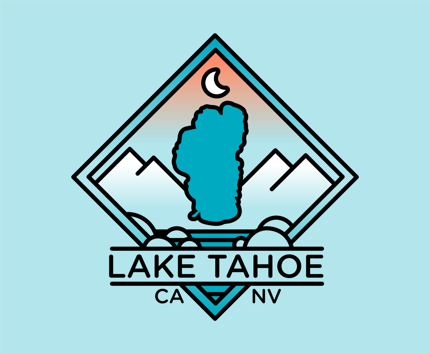 Lake Tahoe by Braighlee Rainey on Dribbble