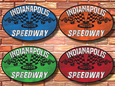 Vintage Racing Stickers