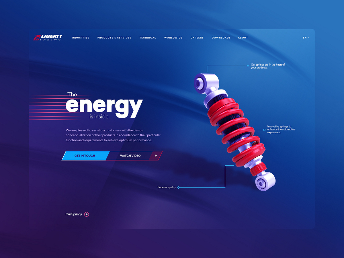 Liberty Spring 2021 Landing Page by Pablo Barzet 👌 on Dribbble
