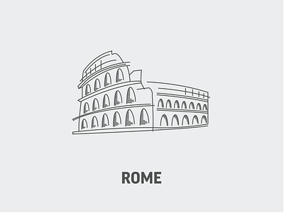Rome Illustration adobe illustrator illustration rome vector