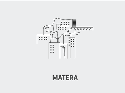 Matera Illustration adobe illustrator illustration vector