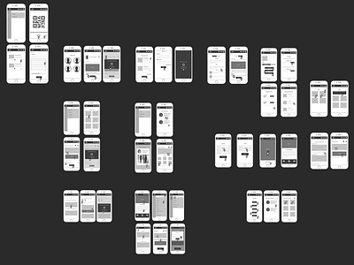 Westminster fashion week - Wireframes