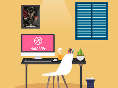 The dribbblers desk