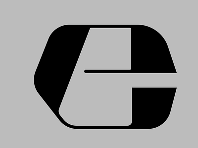 Lettermark design for E