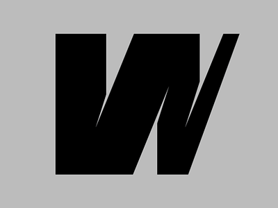 Lettermark - W 36daysoftype branding debut design logo branding font design lettering lettermark logo new ui vector