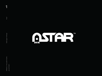 Astar logo | Daily logo challenge | Day 1 logo dailylogochallenge graphic