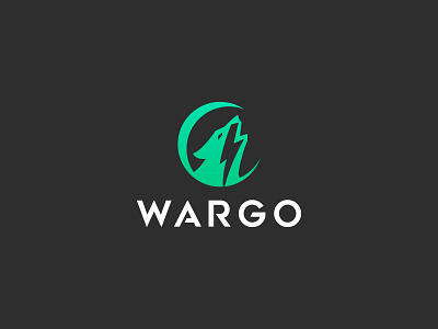 Wargo bolt logo moon wargo wolf