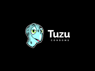 Tuzu animal condoms face illustration logo mateoto turtle