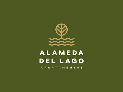 Alameda del Lago apartments lake logo mateoto tree