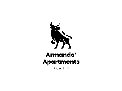 Armando' Apartments animal bull logo mateoto
