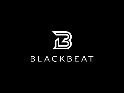 Blackbeat b clothing electronic music logo monogram