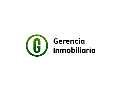Gerencia Inmobiliaria g i logo monogram real estate