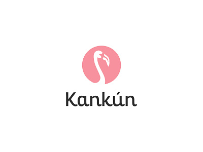 Kankún flamingo logo