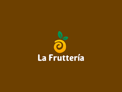 La Fruttería fruit logo orange