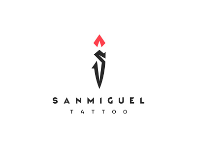 Sanmiguel logo monogram s tattoo torch