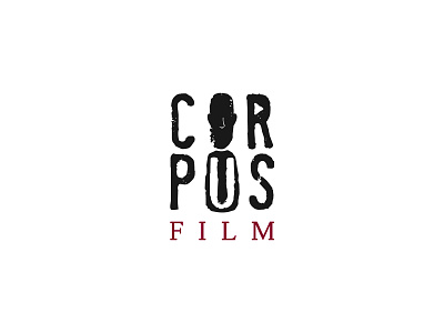 Corpus Film body cinema film head logo movies negative space person