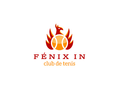 Fénix In bird fire logo phoenix tennis