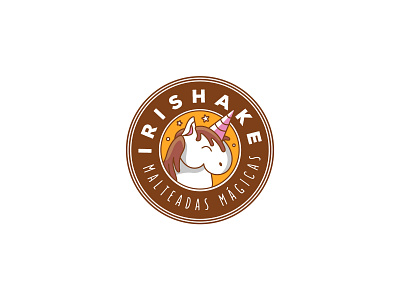 Irishake logo magic milkshake unicorn