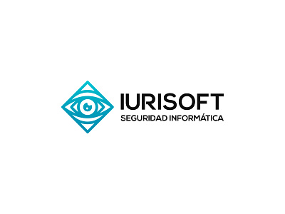 Iurisoft eye logo tech