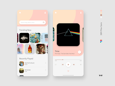 Easy Music App app design flat icon illustration ui ux vector web website