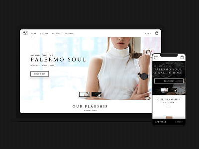Wallace Hatch branding clean design founder homepage logo minimal product page retail retailer simple typography ui unisex ux watches