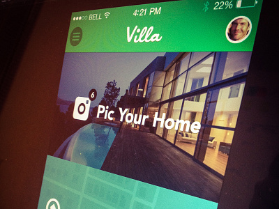 Villa icon design ios7 iphone mobile mobile app mobile design ui ux