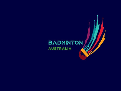 1 badminton badminton logo branding design icon illustration logo minimal vector