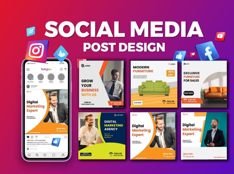 Social Media Ads Design By Farhan Bin Hanif On Dribbble