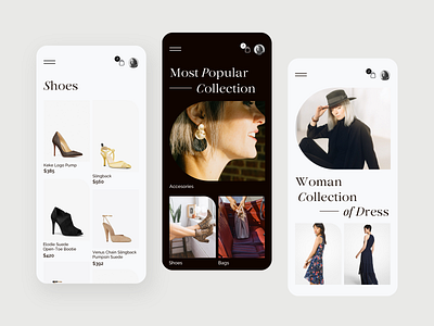 Fashion Store Apps clean concept design fashion fashion app fashion brand fashion design mobile ui store app ui uiux