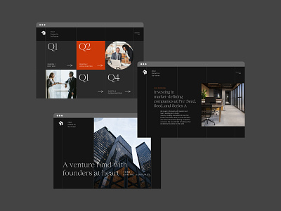 Layout Exploration - Venture branding clean concept design homepage illustration landingpage layout ui webdesign website